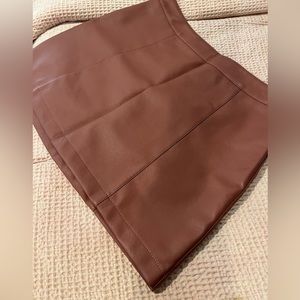 Faux leather Skirt